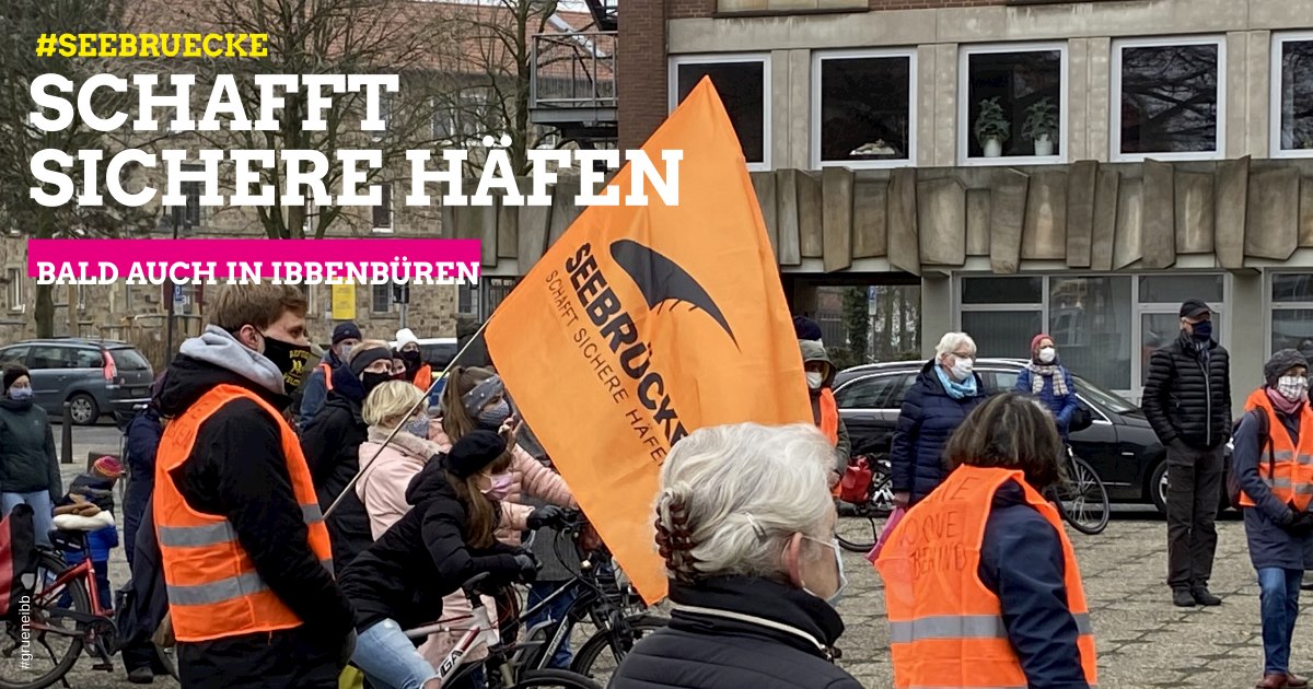 Demo für Ibbenbüren im Bündnis für Sichere Häfen