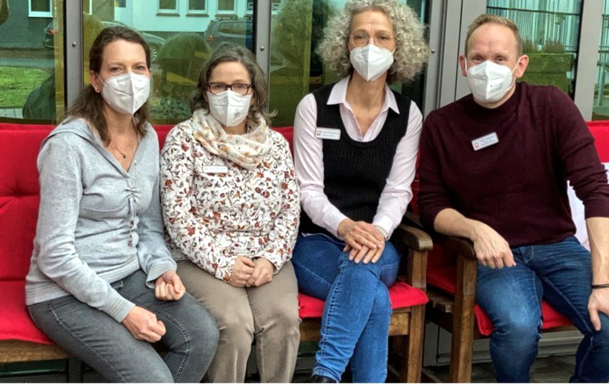 Svea Nitsche, Doris Ottenhaus, Annegret Brockschmidt und Maik Feldmann