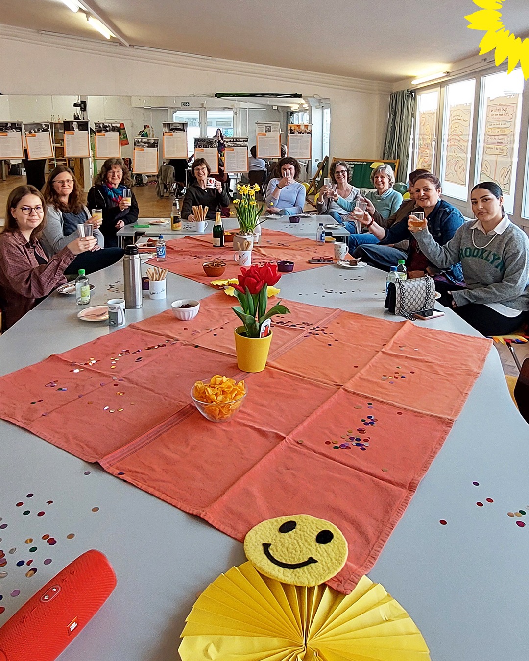 Eindrücke vom Sektfrühstück zum internationalen Frauentag