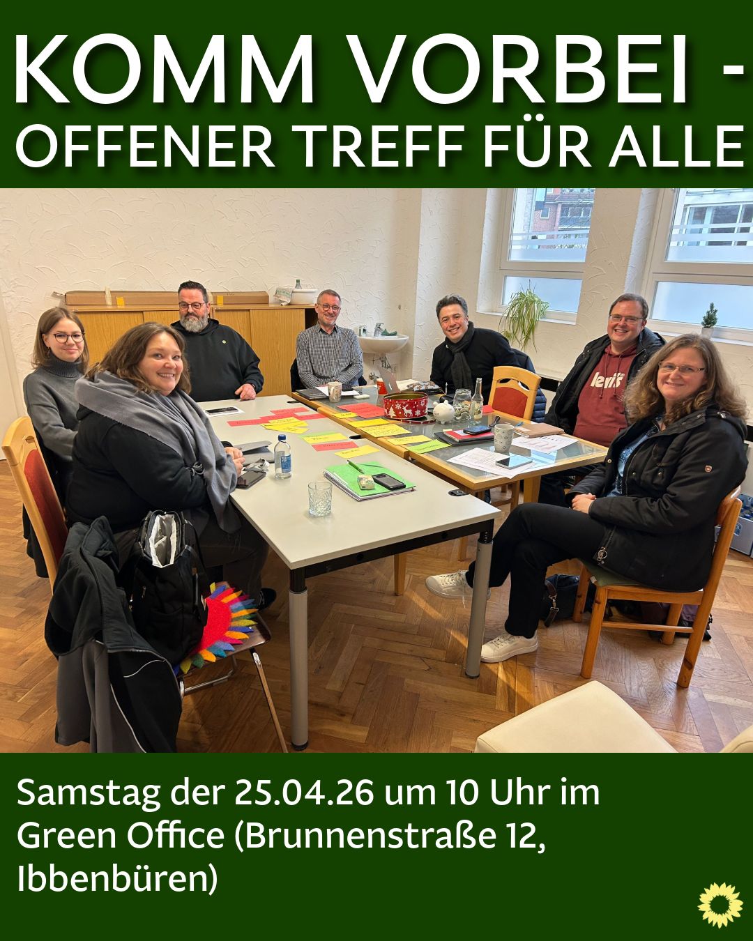 Plakat Offenen Treff am 25.04.2026