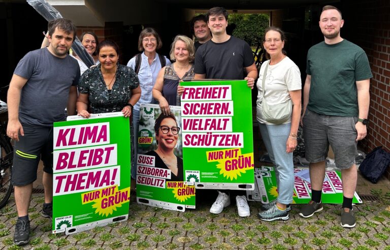 Den Rücken stärken – Ibbenbürener Grüne unterstützen Wahlkampf in der Partnerstadt