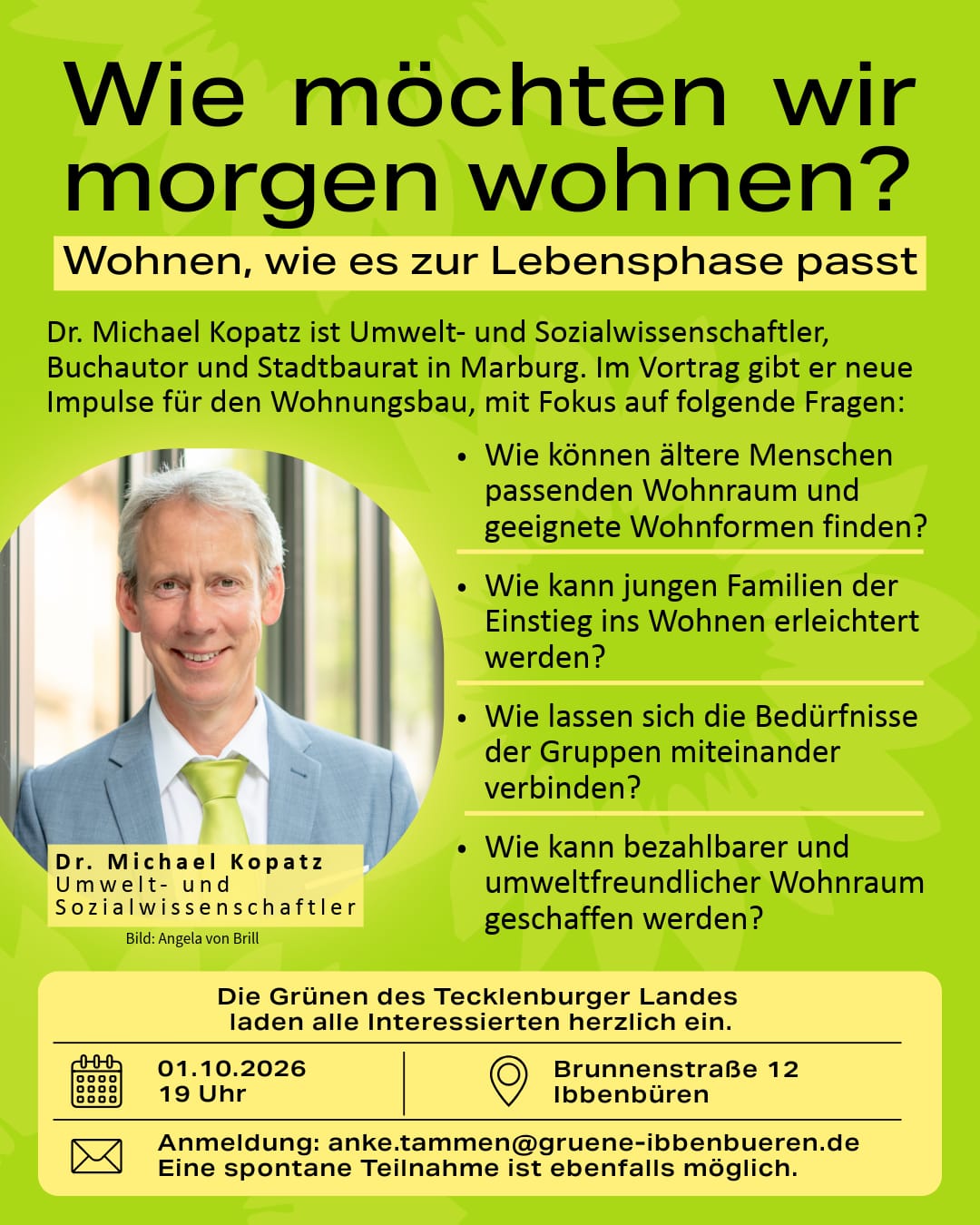 Plakat Wie wollen wir wohnen